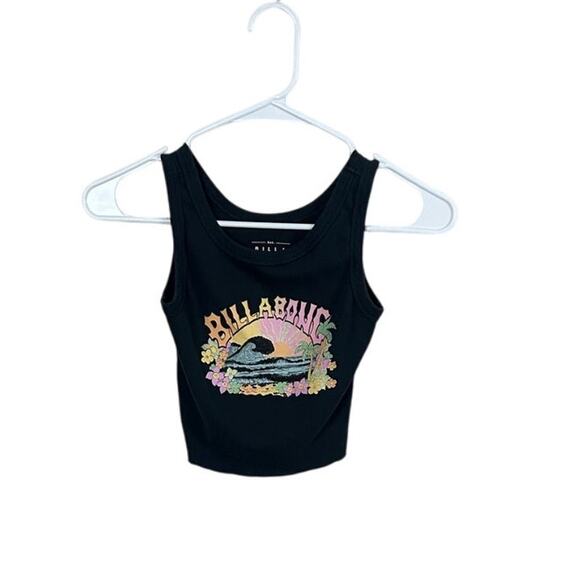 Billabong Salty Hawaii Black  tank top size S - Picture 1 of 8